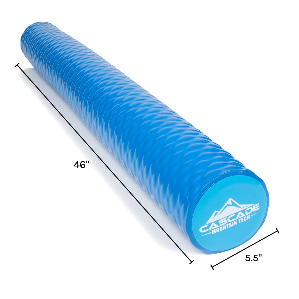 Cascade Mountain Tech Water Sports Noodle - Non Slip Float For Pools, Rivers, Lakes, And Beaches - 46'' Long
