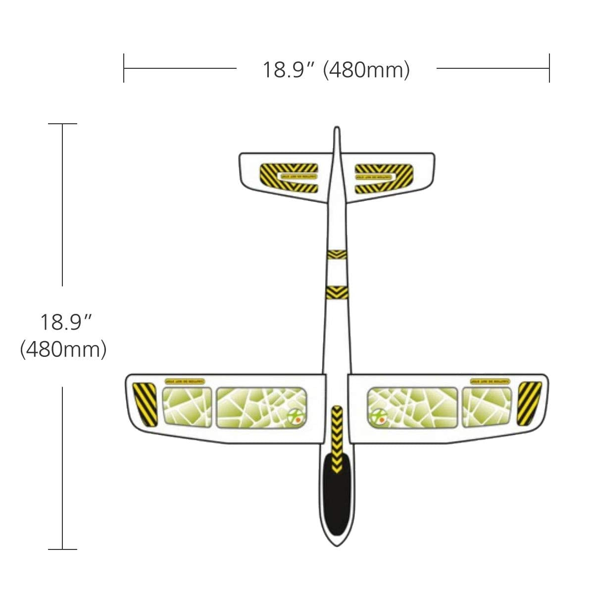 Haba Terra Kids Hand Glider - Outstanding Aerodynamics - Easy To Assemble, 19' Long Made From Robust Styrofoam