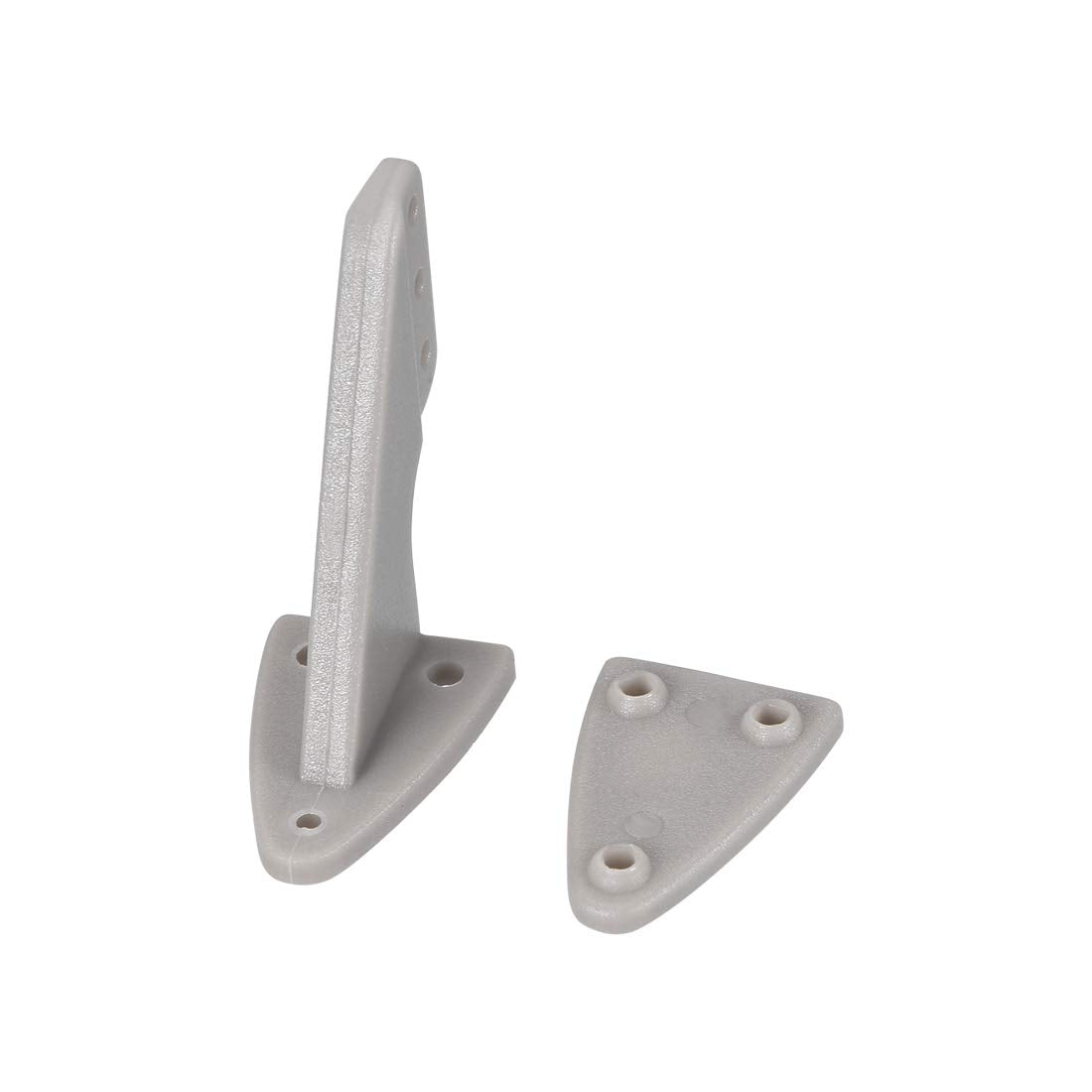 Uxcell Control Horn, 30X28.5Mm Plastic Horns With 3 Holes 1.4Mm For Rc Airplane Parts Grey 20 Sets