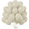 Partywoo White Sand Balloons 50 Pcs 12 Inch Beige Cream Ivory Latex Balloons For Wedding Bridal Graduation Baby Shower Gender Reveal Safari Birthday Party Decorations White-F12