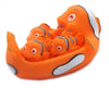 Playmaker Toys Rubber Clownfish Family Set Of 4 Baby Bath Toys