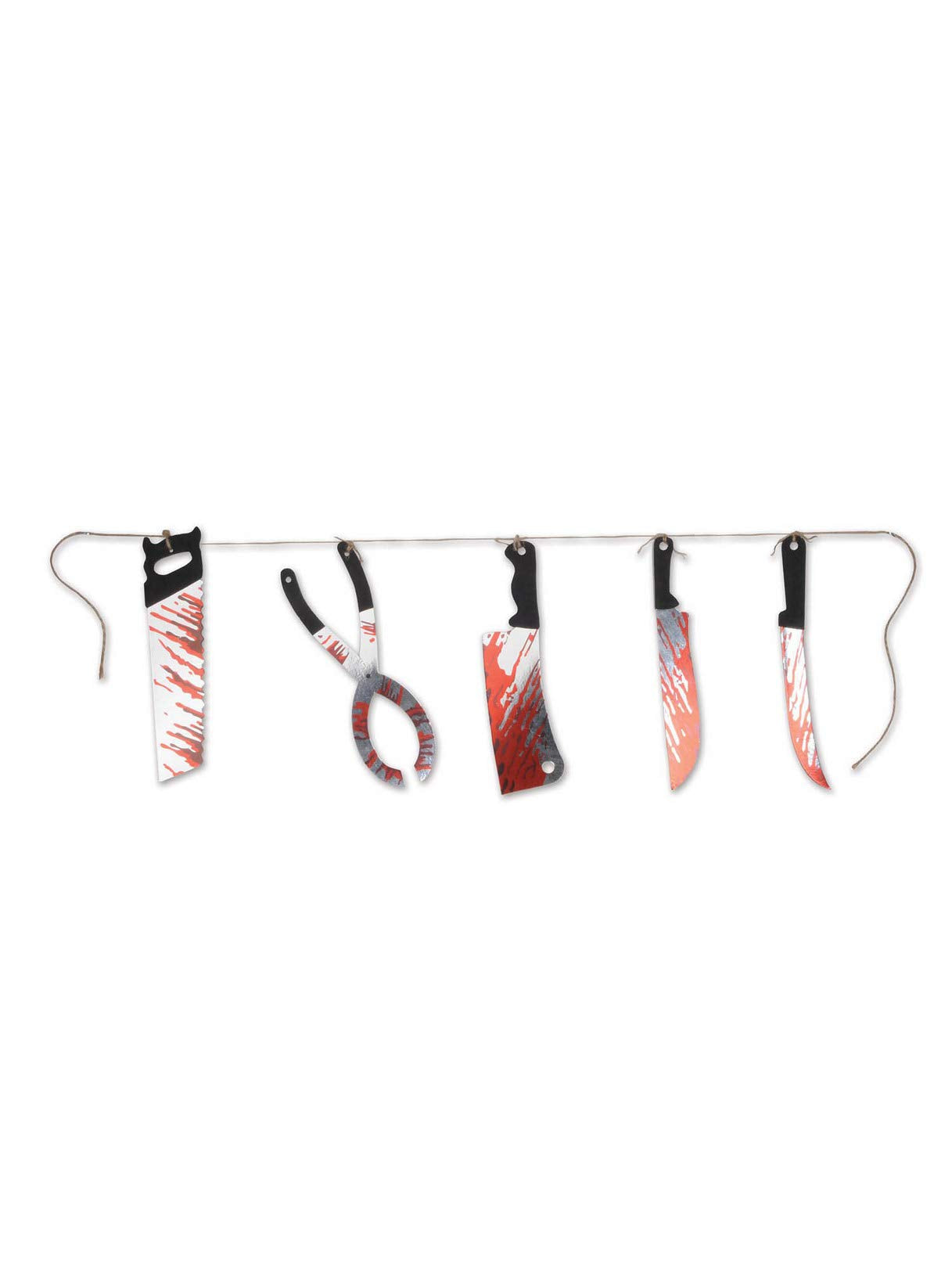 Beistle Assorted Bloody Knives String Banner- 1 pc.