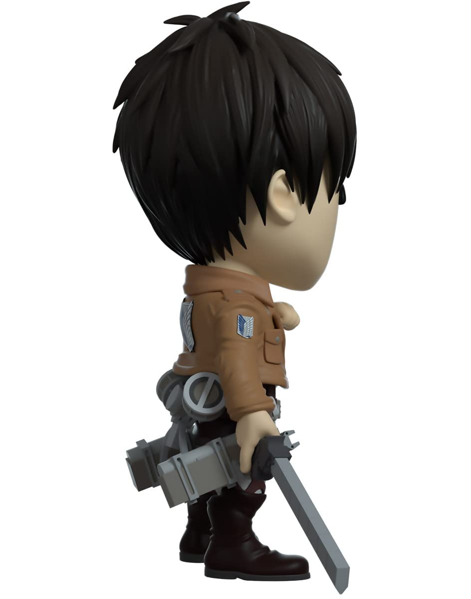 Youtooz Eren Vinyl Figure, 4.5' Anime Figures Eren Yeager From Attack On Titan Anime Series, Detailed Collectible Figure - Youtooz Attack On Titan Collection