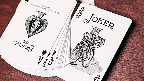 Bicycle Orange Rider Back Playing Cards Poker Size Deck Uspcc