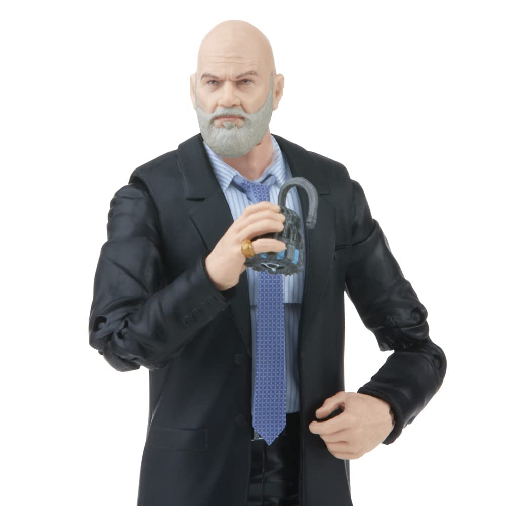 Marvel Hasbro Legends Series 6-Inch Scale Action Figure Toy 2-Pack Obadiah Stane And Iron Monger Infinity Saga Characters, Premium Design, 2 Figures And 8 Accessories