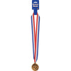 Bronze Medal w/Ribbon Party Accessory (1 count) (1/Pkg)