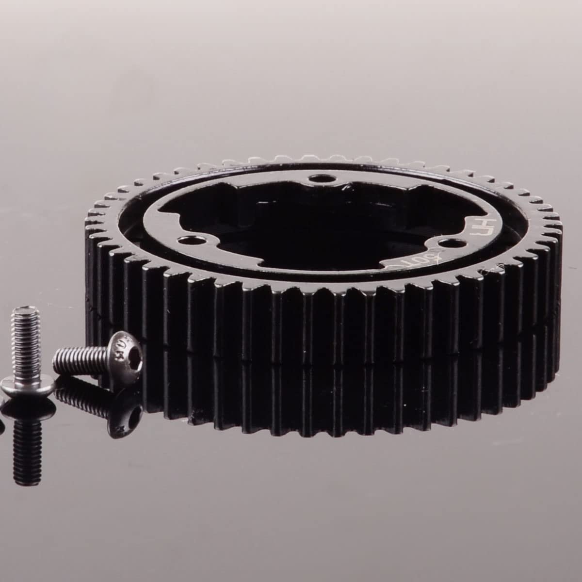 6448 Hot Racing 45#Steel 50T 1 Mod Hardened Steel Spur Gear for Traxxas 1/10 E-Revo 2.0 VXL 1/5 X-Maxx Maxx 1/7 XO-1 (50T)