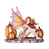 Autumn Pumpkin Fairy Fall Decorative Statue By Artist Amy Brown Fairy Figurine Tabletop Decorative Accent