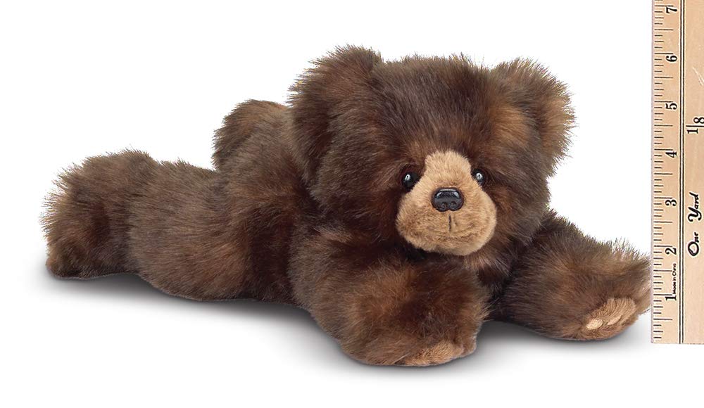 Bearington Snuggly Ben Plush Stuffed Animal Brown Grizzly Bear, 14'