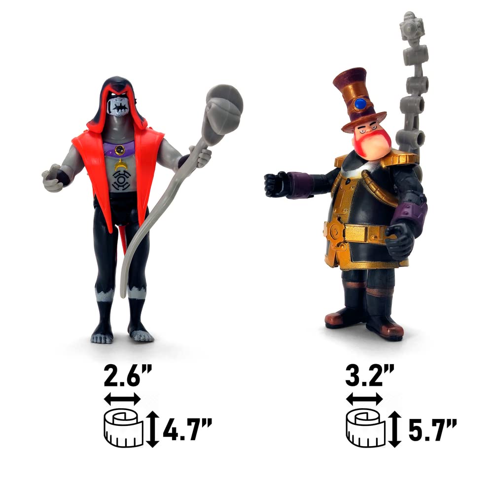 Toysvill Ben 10 Action Figures Set of 9 - Multicolored Plastic Toys (Ben Tennyson, Four Arms, Diamondhead & More)