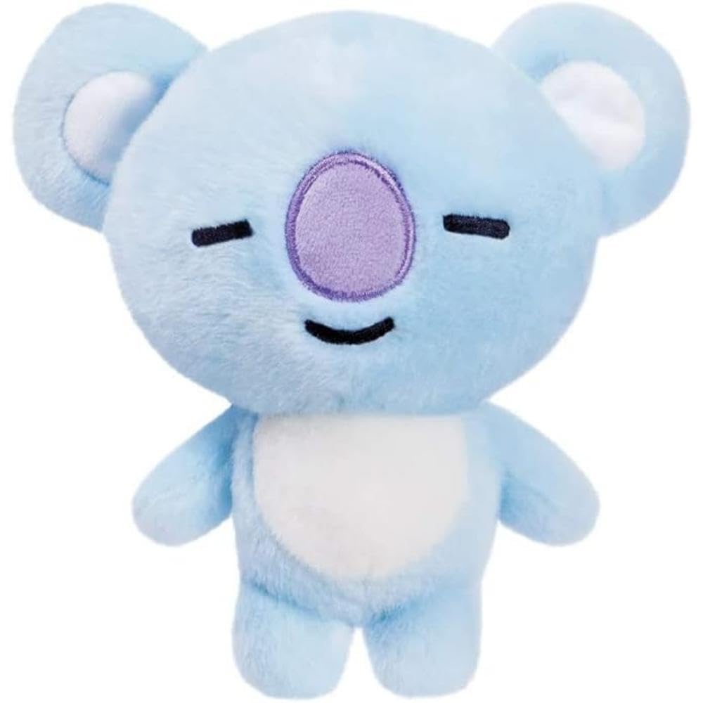 Aurora KOYA Soft Toy, 18 cm, Blue, Polyester, Model 61460 - Official BT21 Merchandise