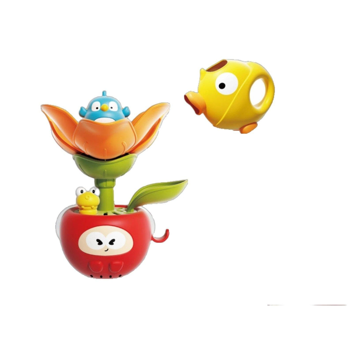 ECOMISTIQFlower Bath Toy Spray and Spritz & Enjoy Bath Water Sprayer Cute Cartoon Design Sprinkler Toy for Infants, Kids, Bathtu