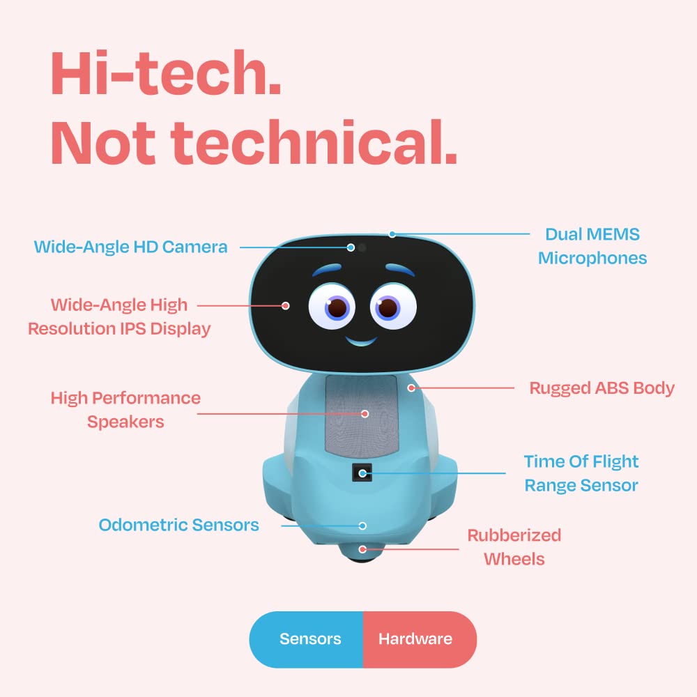 Miko 3: AI-Powered Smart Robot for Kids | STEM Learning & Educational Robot | Interactive Robot with Coding apps + Unlimited Gam