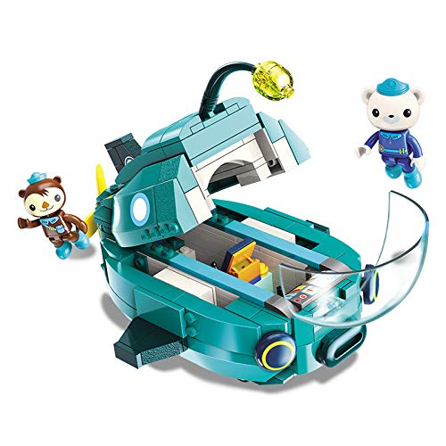 Baseplates For Age 6+ Building Block Ocean Adventure Octonauts Gup-A Deluxe Vehicle Playset & Barnacles 323Pcs Building Brick Se