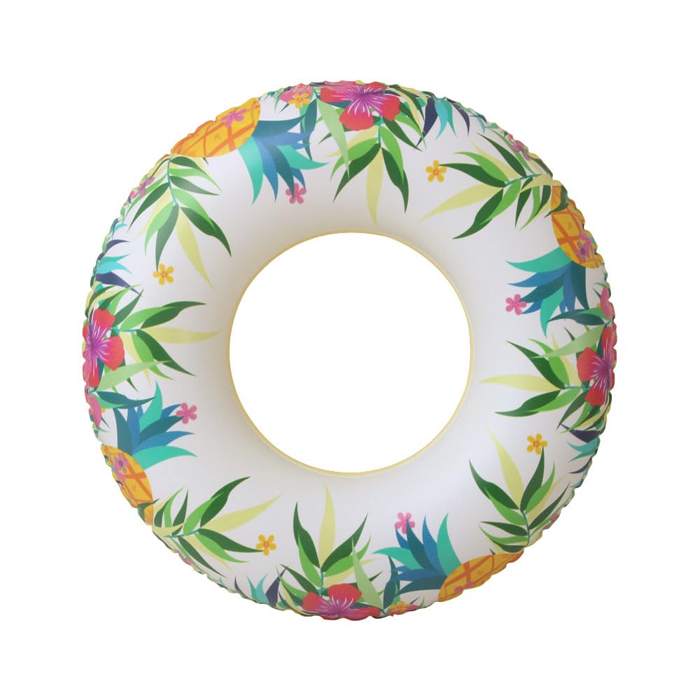 E-TING 8Pcs 18 Inch Doll Beach Bikini Swimsuit Clothes and Swim Ring Flat Sandals Sunglasses Hairclip Swimming Play Sets for 18