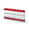 Lego Minifigure Display Case 16 Red, Large