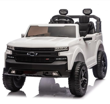 Segmart Licensed Chevrolet Silverado, 12V Ride-on Electric Truck for Kids with Remote Control, Battery Powered with Car Key/Gear