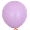 Kalor 18 Inch Pastel Purple Balloons, 10Pcs Thick Latex Round Helium Balloons For Birthday Family Party Wedding Party Baby Shower Decoration Supplies
