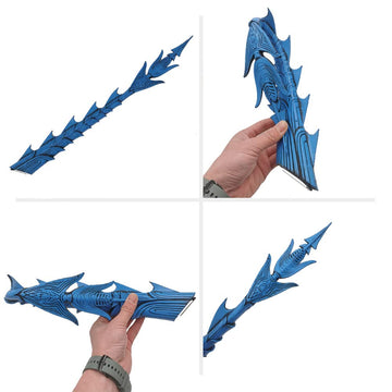 NewL Halloween Cosplay Dragon Tail Costume for Kids - Faux Leather, One Size, New Style Blue, Model: kidstail53