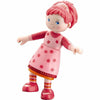 HABA Little Friends Lilli - 4 Dollhouse Toy Figure with Pink Hair