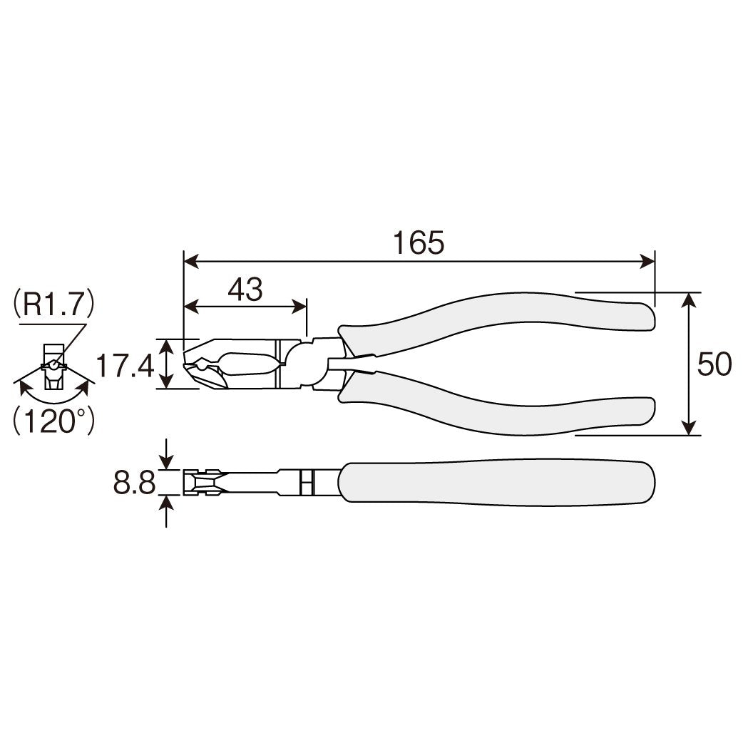 Hozan P-221 Chain Pliers For Industrial Machinery, Bicycles, Motorcycles