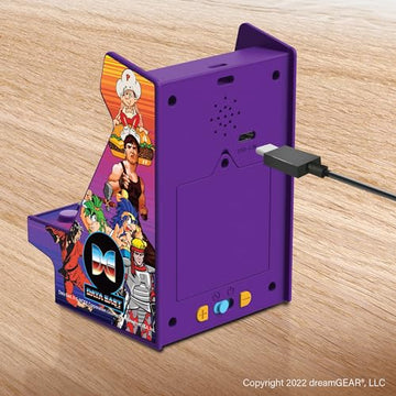 My Arcade Data East Hits Nano Player - 4.5'' Fully Playable Portable Mini Arcade Machine With 208 Retro Games, 2.4'' Screen Colo