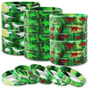 Heqishun 30 Pack Dinosaurs Silicone Wristbands Dinosaurs Bracelets Dinosaurs World Jurassic Party Supplies for Dinosaurs Theme P