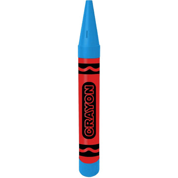 Pmu 36 Inch Giant Crayon Bank Bi-Color Red And Turquoise Blue (1/Pkg) Pkg/1