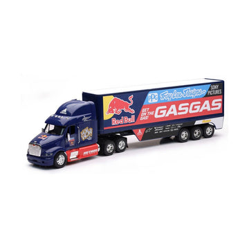 Peterbilt 387 Truck Dark Blue ''Red Bull - Troy Lee Designs - GASGAS'' 1/32 Diecast Model by New Ray