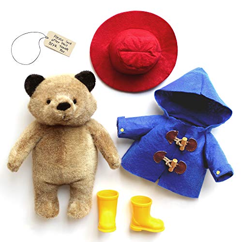 Yottoy Paddington Bear Collection | Classic Paddington Bear Soft Stuffed Animal Plush Toy - 10”H