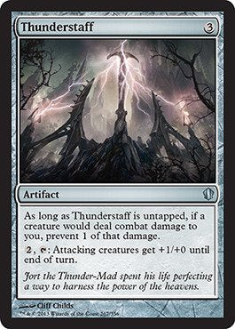 Magic The Gathering - Thunderstaff (267/356) - Commander 2013