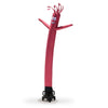 Burgundy 8 Foot Tall Inflatable Tube Man Air Powered Waving Puppet, Air Blower Motor Included with 6 Foot Solid Colored Dancer b