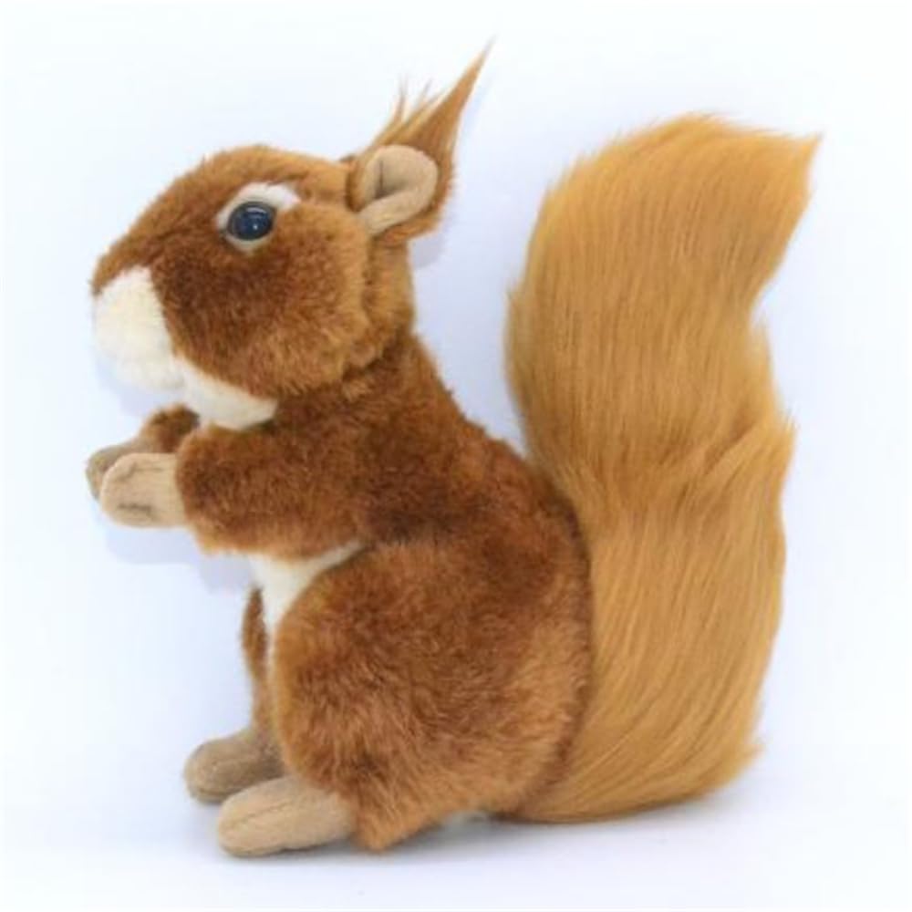 Jianeexsq Realistic Squirrel Stuffed Animal, Lifelike Squirrel Model Plush Toy, Unique Plush Gift Collection For Kids Birthday (Sitting)