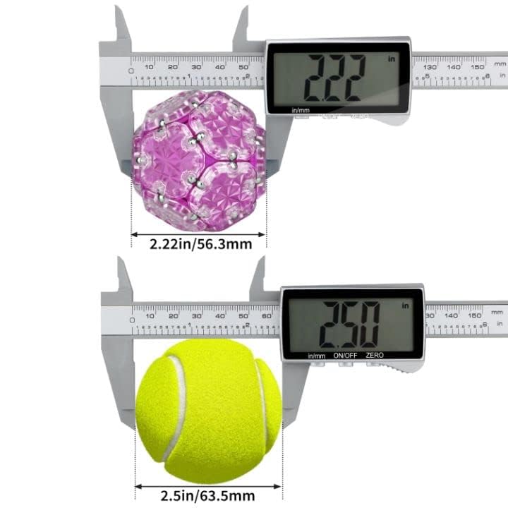 Dyrdm Magnetic Fidget Sphere 12 Pcs Magnetic Pentagons Magnet Sphere Fidget Toys Magnetic Building Blocks Stress Relief Desk Toys For Adults Purple