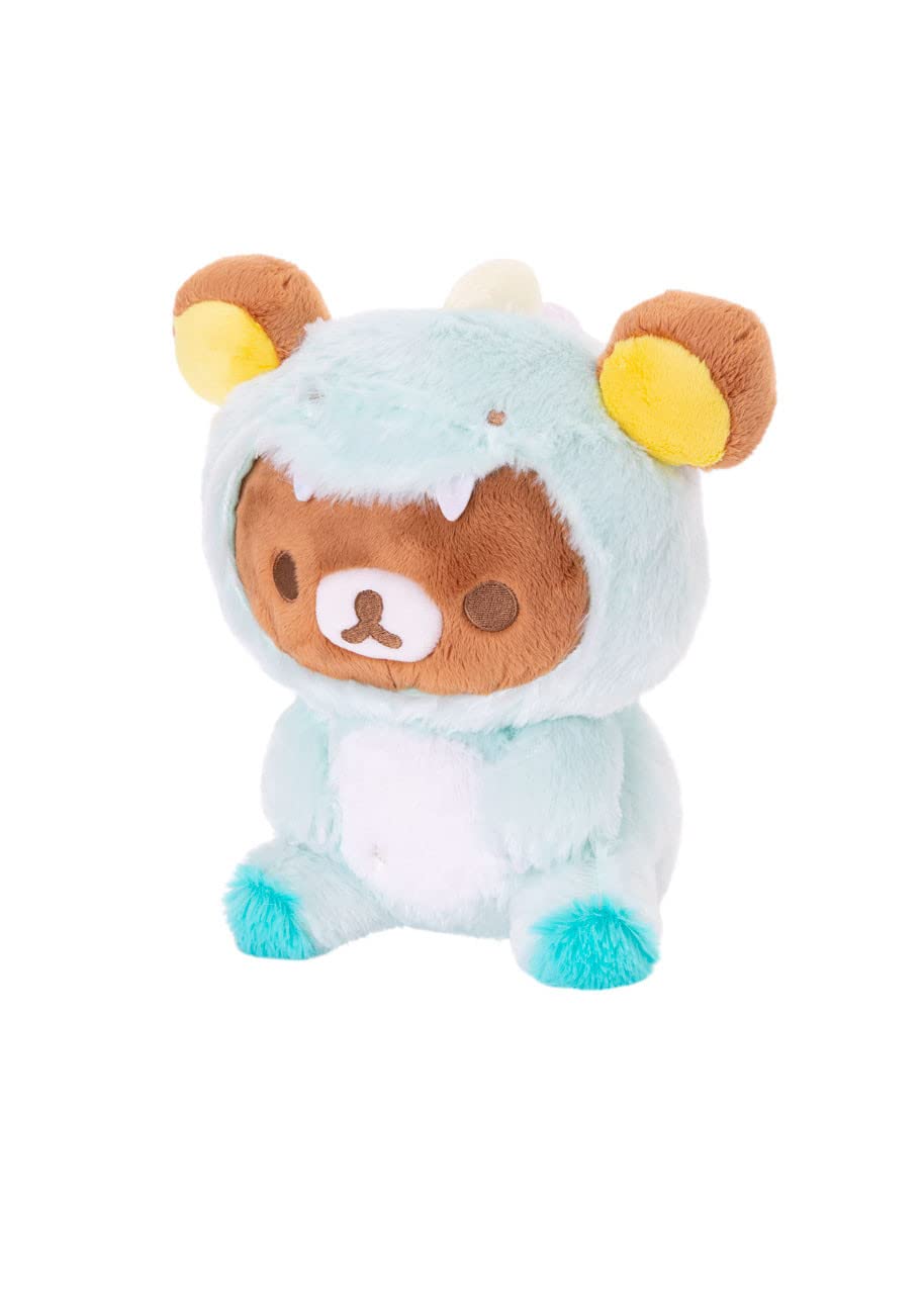 Rilakkuma San-X Original Plays With Dino Series Plush - Pastel Green