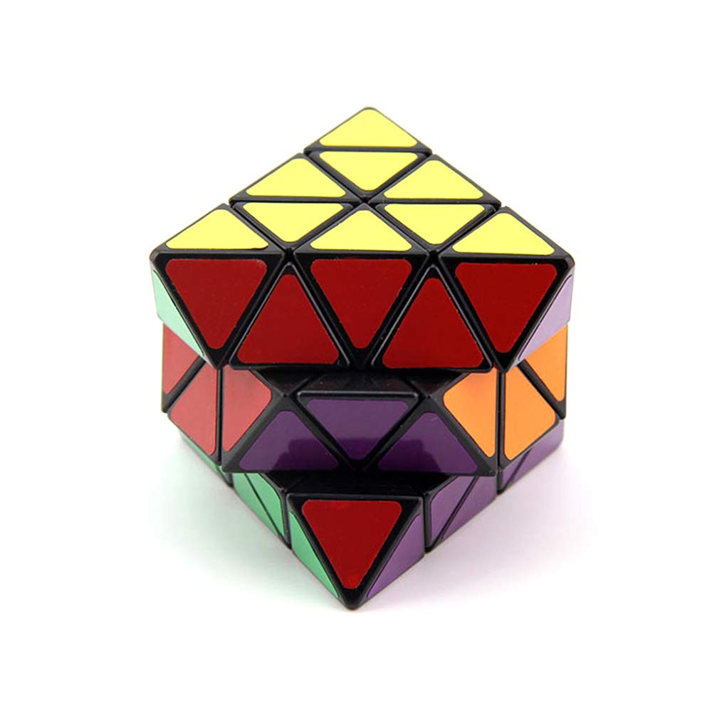Ai-Yun 8-Axis Octahedron Speed Cube Face Turning Octahedron Magic Cube Diamond Puzzle Cube Toys Brain Teasers