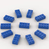 500 Piece Blue Bricks Bulk, Blue 2X4 Building Bricks Flat, Compatible With Lego Parts And Pieces: 2X4 Blue Bricks(Color: Blue)