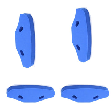 4Pcs Rc Urethane Front Bumper For Tamiya Tt-01/Tt-02/Tgs 53683 Op683 51007 Bumper Upgrade Parts(Blue