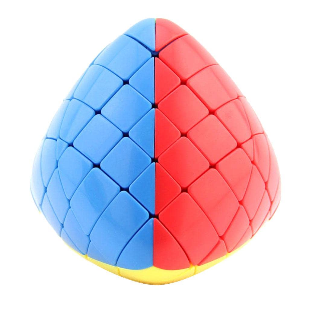ECOMISTIQ Mastermorphix Intelligence Speed Puzzle Cube UltraSmooth Rice Dumpling Magic Twisty Toy IQ Brain Teaser Game Xmas Gif