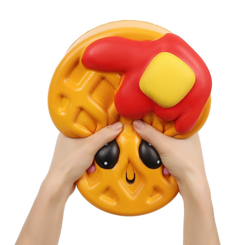 Anboor Jumbo Squishy Toy Cake Food 9.4' Squishies Giant Kawaii Toy Slow Rising Candy Food Scented Stress Relief Toy Gift For Kids Adults