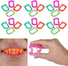 The Dreidel Company Halloween Teeth Neon Fangs Teeth, Costume, Funny Halloween Dress-Up, Pretend Play Decoration (100-Pack)