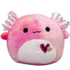 Squishmallow Official Kellytoy Collectible Sea Life Squad Squishy Soft Animals Ocean Fish (Aleka Axolotl (Hearts), 4.5 Inch)