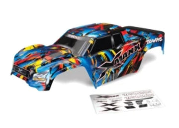 Traxxas Body, X-Maxx, Rock n' Roll (Painted, Decals Applied) (Assembled with Tailgate Protector)