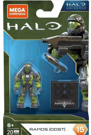Mega Construx Halo Heroes Series 15 Complete Set Of 5 Buildable Action Figures