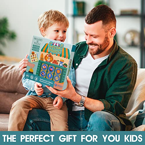 Puzzle Game Wooden Matching games Suitable for Children and Adults, Analytical Educational Logical Training and Thinking Board T