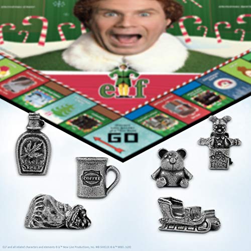 Monopoly Elf | Based On Christmas Comedy Film Elf | Collectible Monopoly Game Featuring Familiar Locations And Iconic Moments |