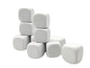 Qidiwin White Eva Foam Dices For Kids Graffiti-Building Blocks,Creative Painting, Party Supplies, 1.96 Inchs, 12Pcs
