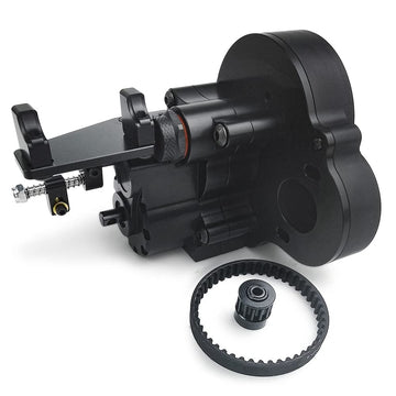 Benedict Harry Aluminum 2 Speed Reverse Transmission Gearbox for 1/10 RC Crawler Car Axial SCX10 90048 Wraith Upgrade Parts