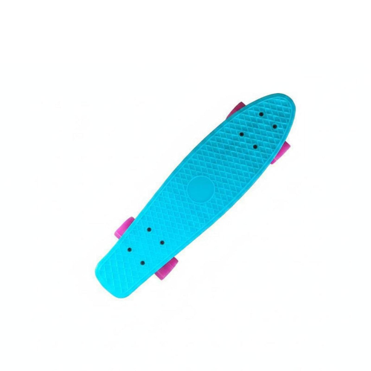 SNAPPSY Penny Board Colorful Skateboard Lightweight 27 Inch Cruiser Skateboard for Beginners, Outdoor, Travel Light Blue