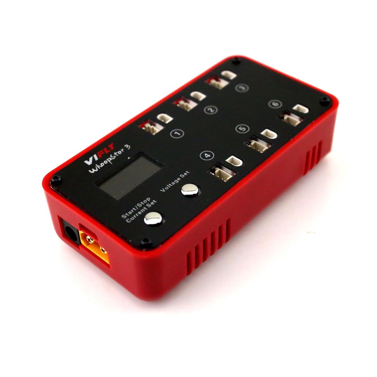 SoloGood VIFLY WhoopStor V3 Battery Charger 6 Ports 1S LiPo Charger Discharger Storage Memory Function for Tinywhoop BT2.0 PH2.0